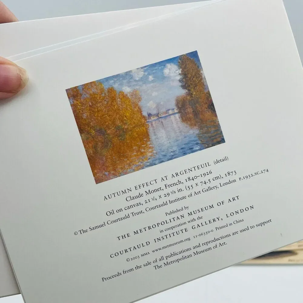 Metropolitan Museum of Art Season of Impressionism Boxed Set of 32 Notecards